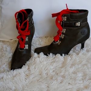 Brown Timberland Ankle booties size 8.5